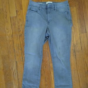 Universal Thread High Rise Gray Skinny Jeans